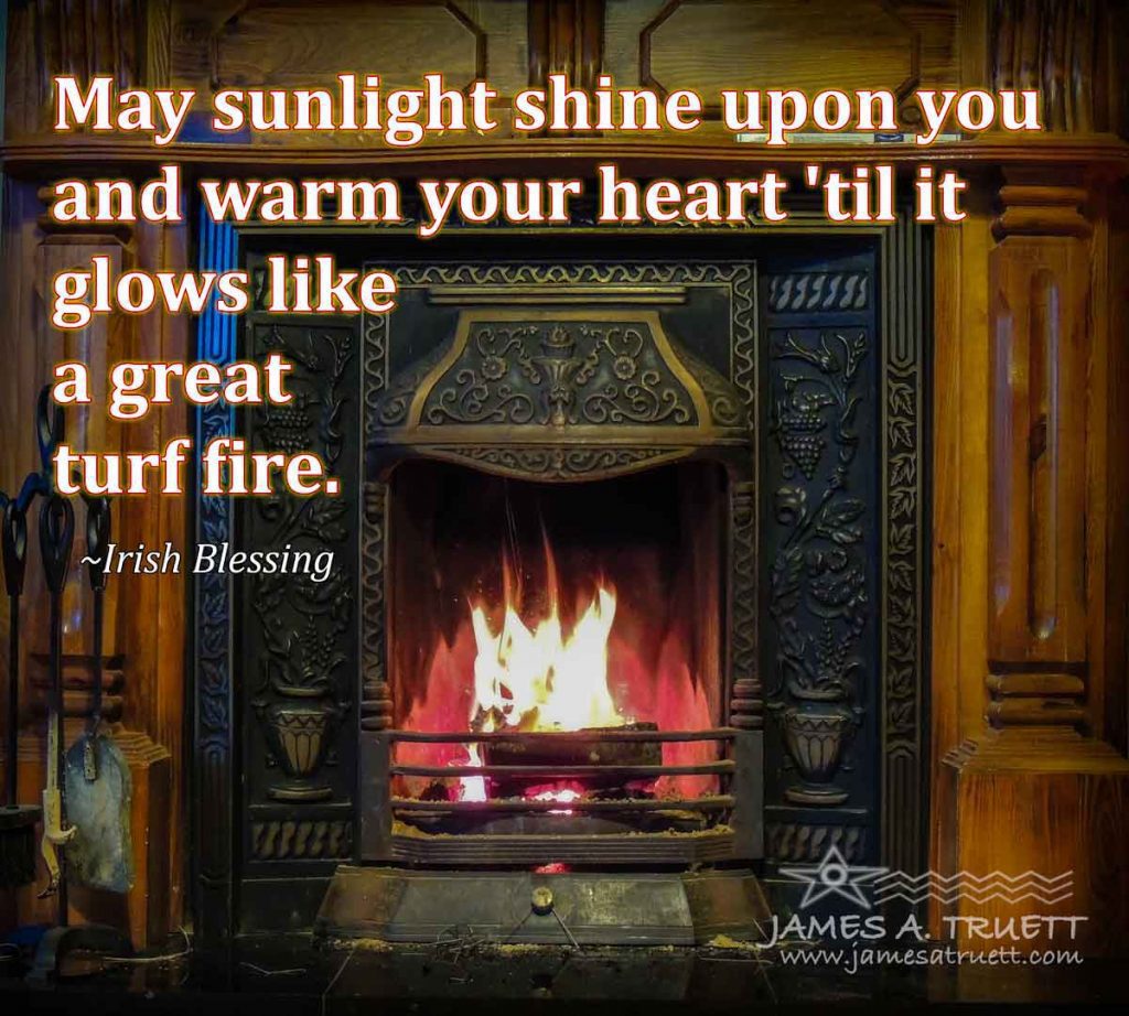 Turf Fire and Irish Blessing