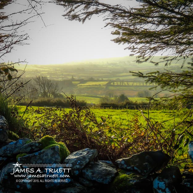 Morning Irish Mist in the County Clare Countryside