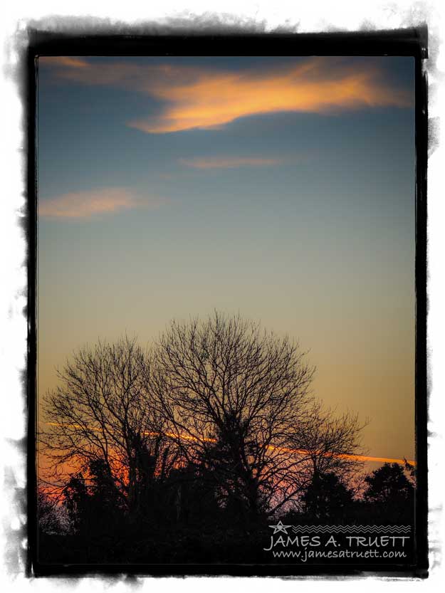 Post-Thanksgiving Sunset over County Clare, Ireland