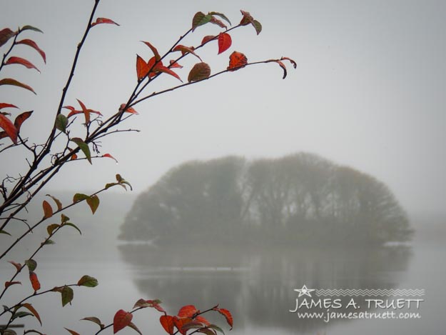 Irish Crannog in the Mist