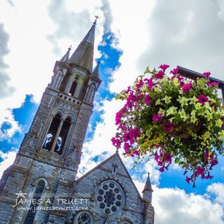 Holy Cross Church Steeple in Charleville, County Cork, Ireland