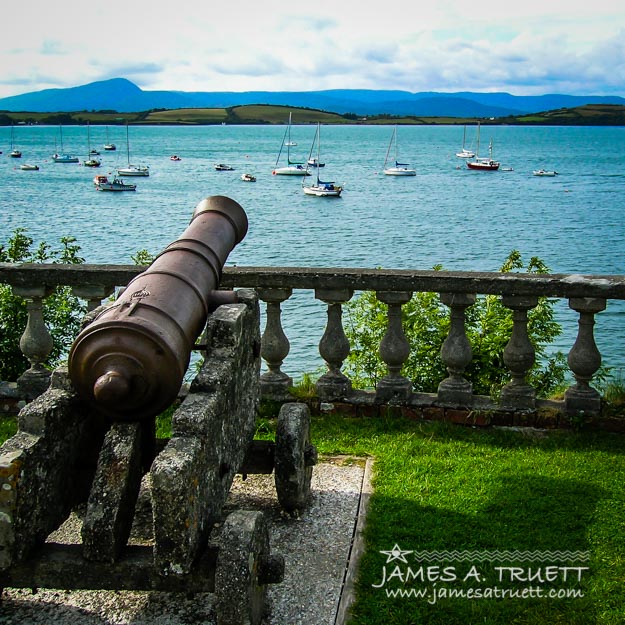 Weathered Cannon Guards Ireland's Historic Bantry Bay