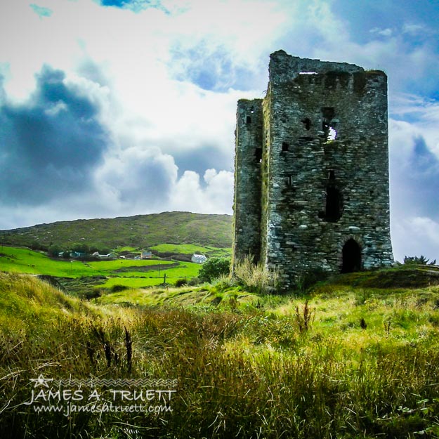 Medieval Dunmanus Castle on Ireland's Mizen Peninsula