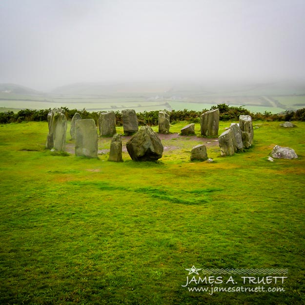 Ancient Drombeg Stone Circle in Ireland's County Cork