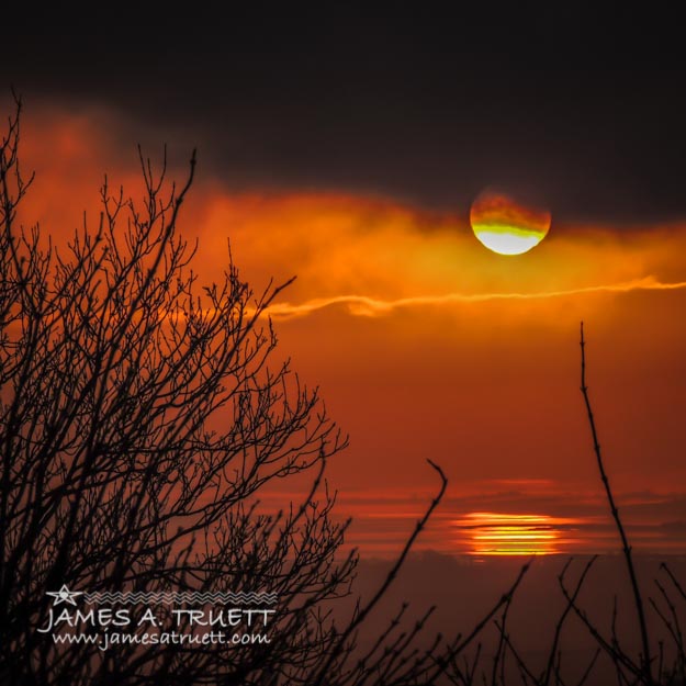 Valentine's Day Irish Sunrise over River Fergus