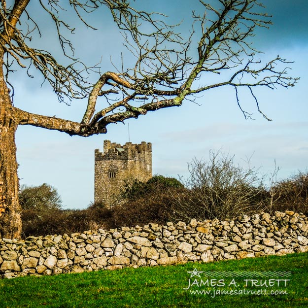 Medieval Castle in the Irish Countryside