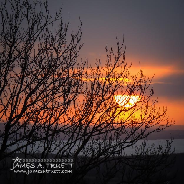 Chilly Irish Sunrise as Winter Fades