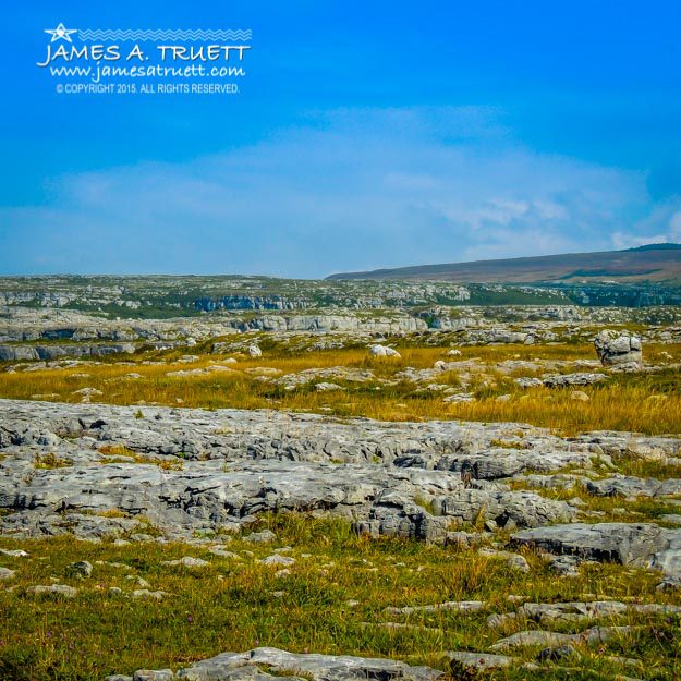 Rugged Limestone Burren Landscape