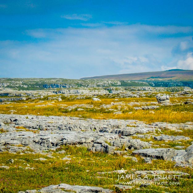 Rugged Limestone Burren Landscape