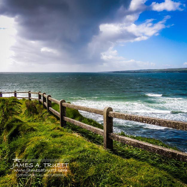 Atlantic Storm over Ireland's County Clare Coast