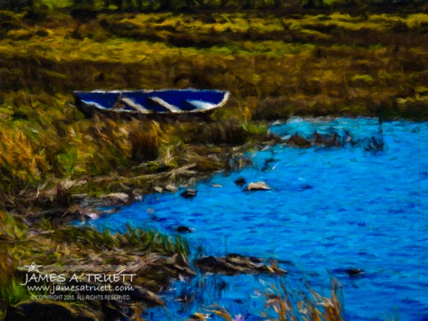 Rowboat on an Irish Lake