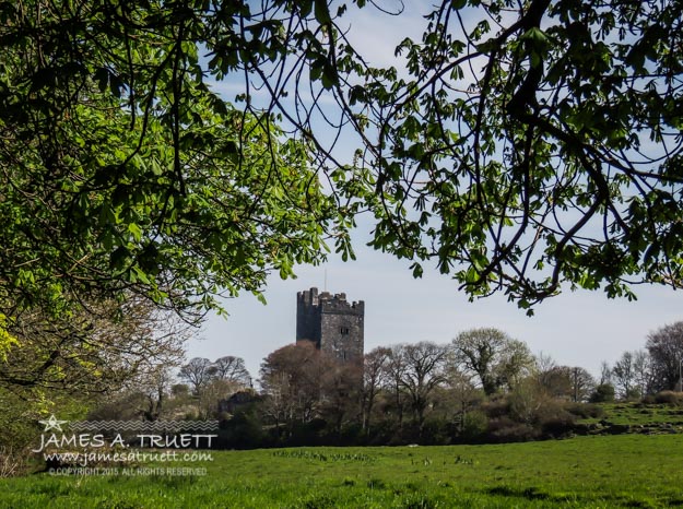 Castle in Irish Countryside