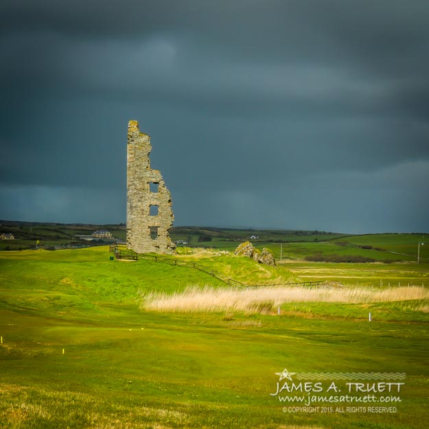 Dough Castle in Ireland's County Clare