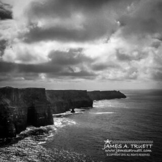 Gray day at Ireland's Cliffs of Moher