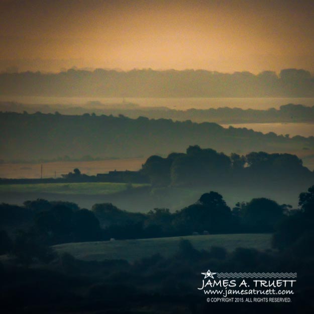 Misty Summer Irish Morning in County Clare, Ireland