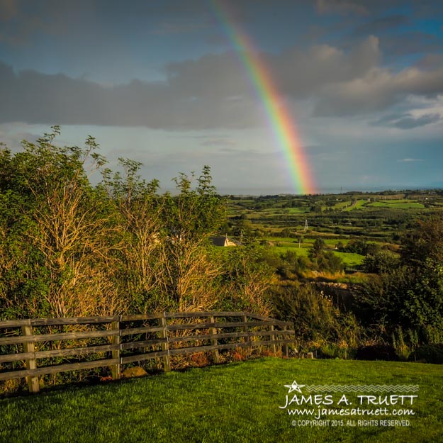 Evening Rainbow over County Clare