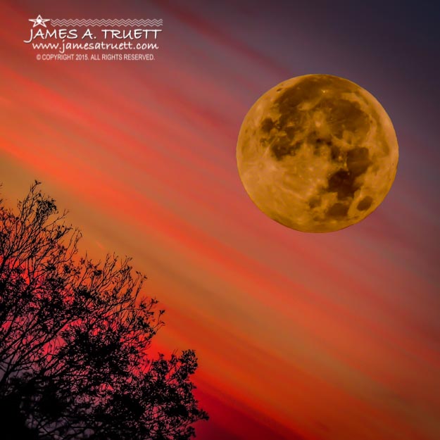 Autumn Super Moon and Irish Sunrise