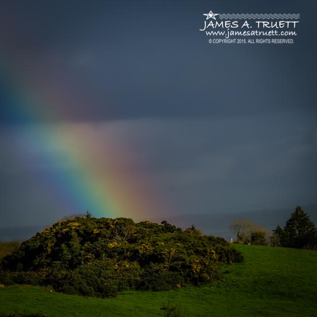 End of the Rainbow in County Clare