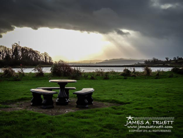 Storm over Ireland’s Shannon Estuary