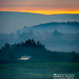 Quintessential Irish Mist at Sunrise