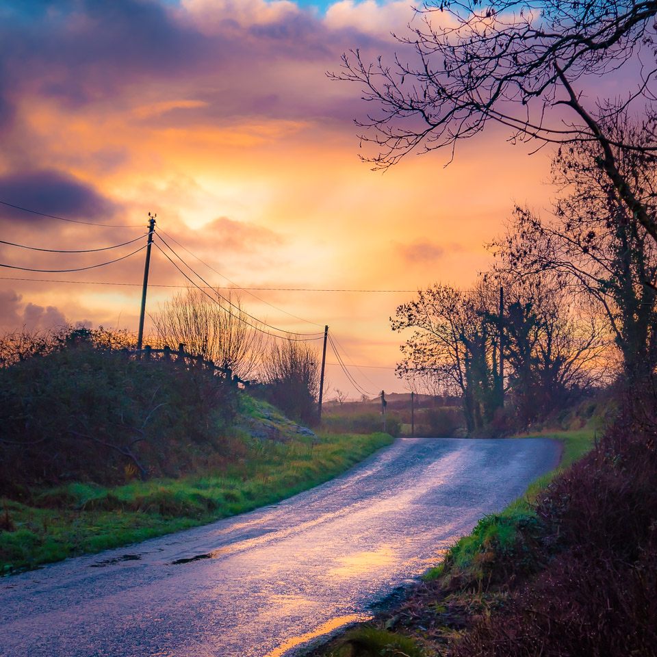 Pastel Sunrise over County Clare