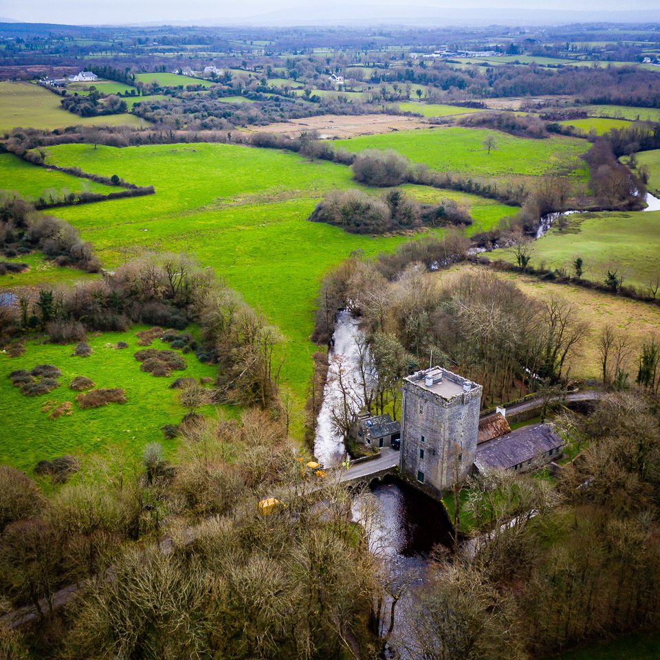 Thoor Ballylee in the County Galway Countryside