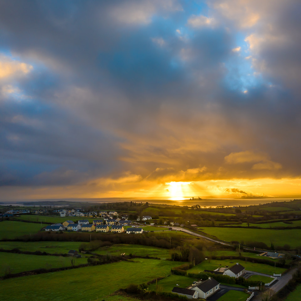 Gorgeous sunrise over the Shannon Estuary