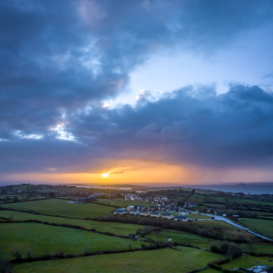 Unsettled Morning County Clare Sky