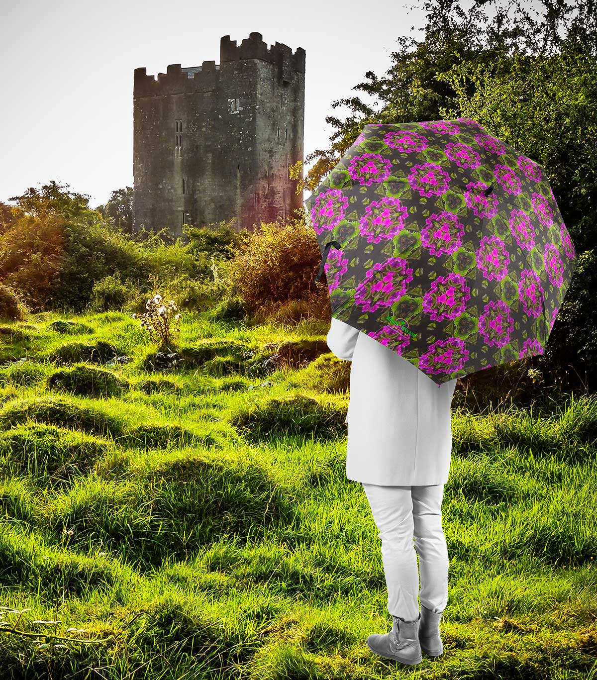 Umbrella at Dysert O’Dea Castle