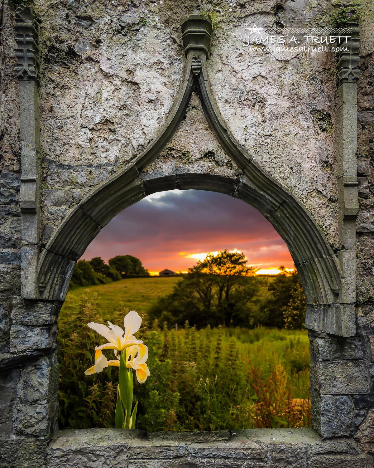 Serene Sunset over County Clare