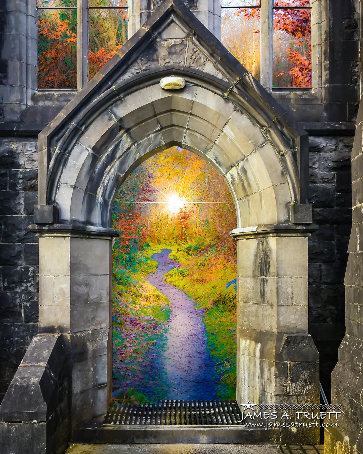 Portal to Dromore Wood, County Clare