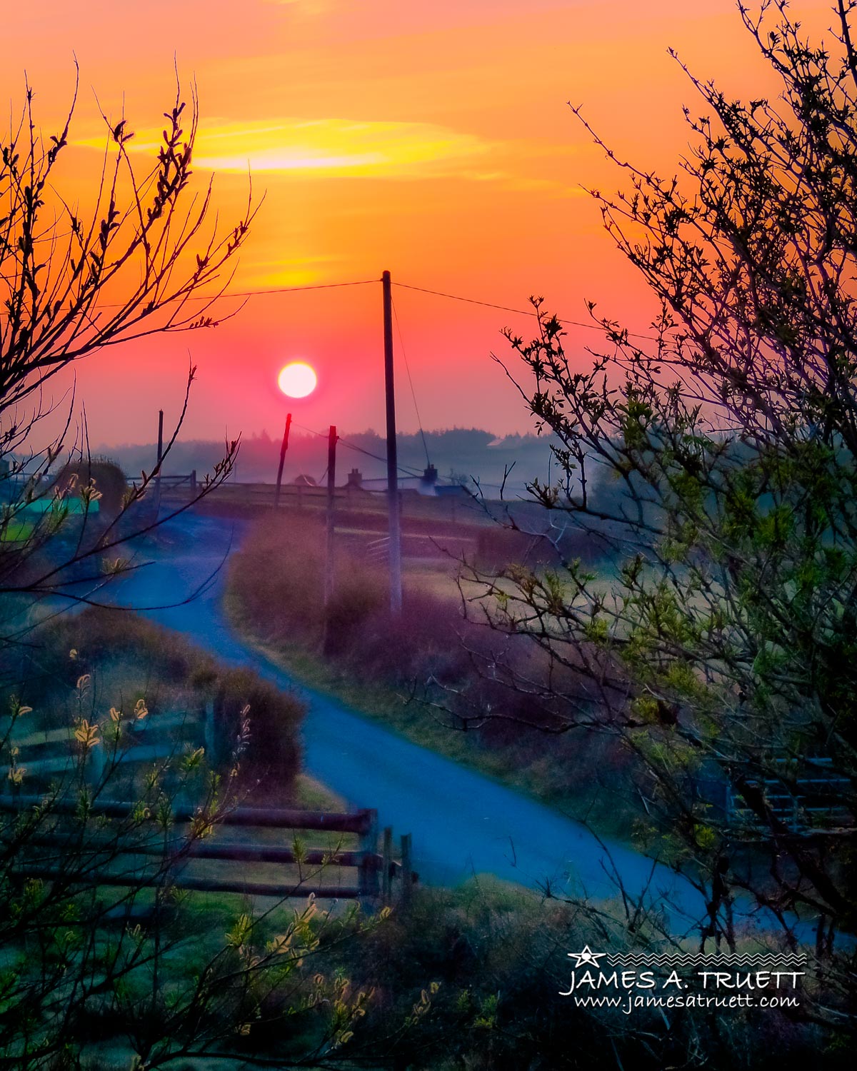 Misty Sunrise over County Clare